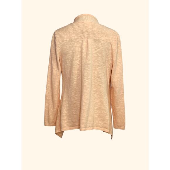 Eileen Fisher light orange open front cardigan size PS - Picture 11 of 12